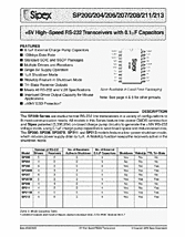 DataSheet SP206C pdf